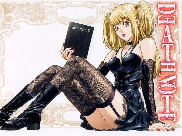 Death Note Misa Amane Cosplay Set - black, cospalyer, cosplay, death note, dinosaurs