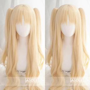 Death Note Misa Amane Cosplay Set - Just The Wig - black, cospalyer, cosplay, death note, dinosaurs
