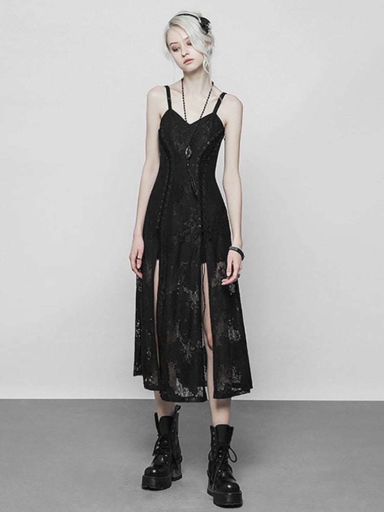 Deconstructed Goth Queen Dress - dress