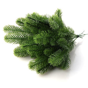 Green Artificial Fir Pine Tree Branches Christmas Simulated Fake Plants by Arcane Trail
