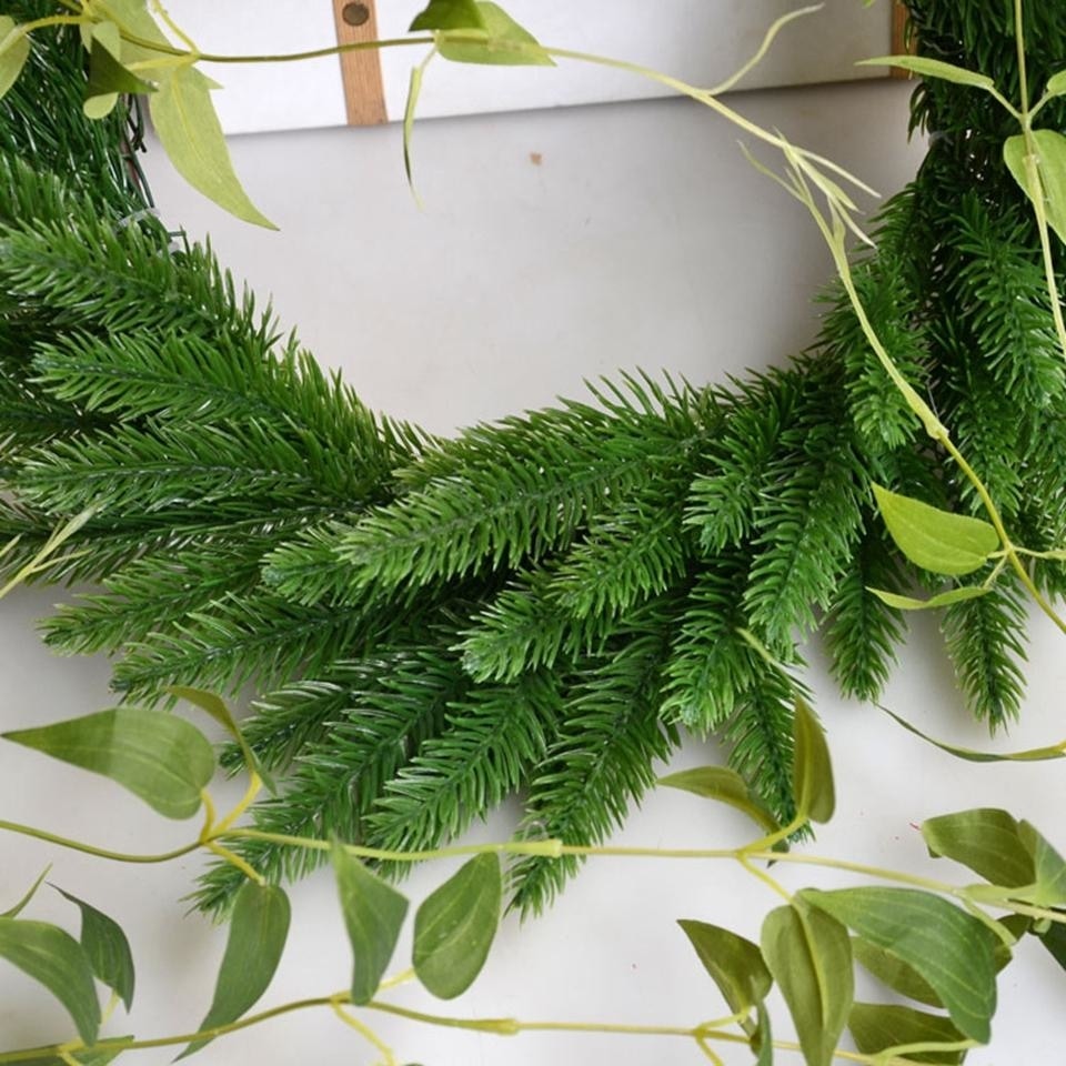 Green Artificial Fir Pine Tree Branches Simulated Fake Plants by Arcane Trail