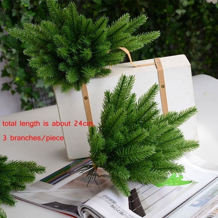 Green Artificial Fir Pine Tree Branches Simulated Fake Plants by Arcane Trail