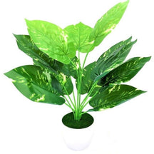 Green Artificial Fern Leaf Plant Leaves Bunches Simulated Fake Trees Planters by Arcane Trail