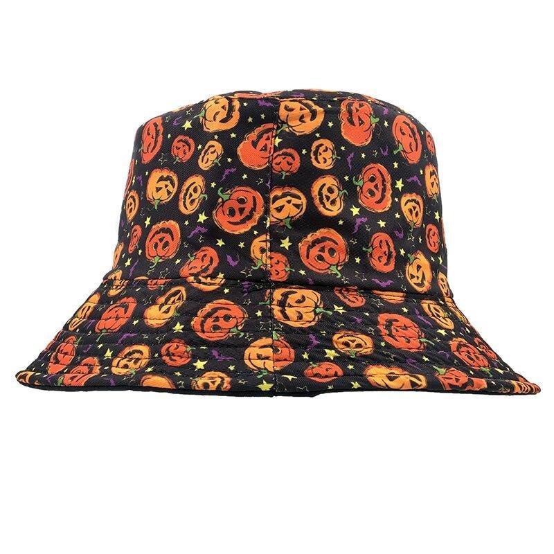Halloween Bucket Hat - gothic, halloween, hat, hats, pumpkin