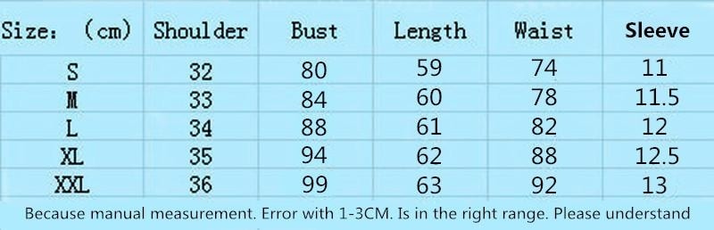 hamsa t shirt size chart