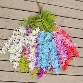 Hanging Wisteria Flowers - 5 Pieces (Any Color) - Plants