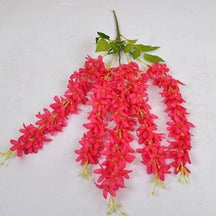 Hanging Wisteria Flowers - Red (1 Piece) - Plants