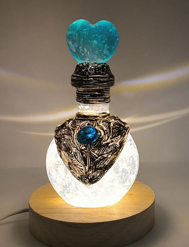 White bottle with light base front