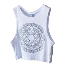 magickal mystical crop top cropped belly shirt mahou shoujo wicca witchcraft occult goth fashion by arcane trail