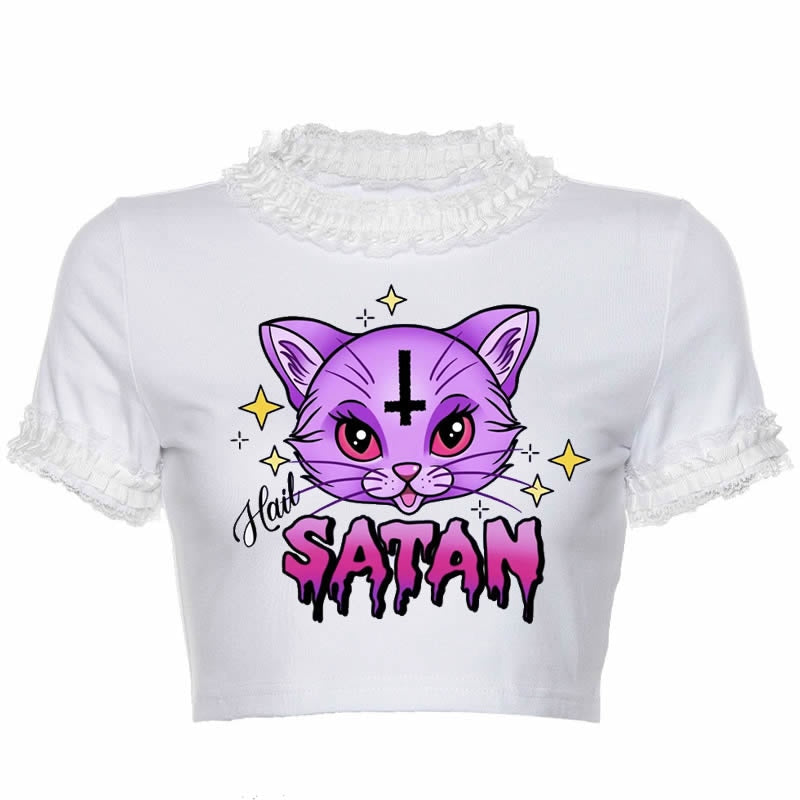 Manga Succubus Crop Top - anime, anime girl, girls, crop, crop shirt