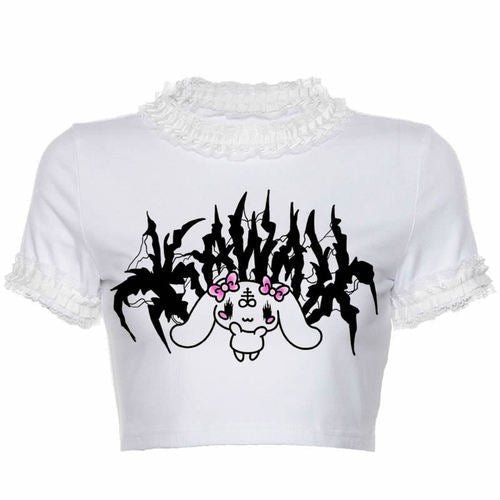 Manga Succubus Crop Top - anime, anime girl, girls, crop, crop shirt