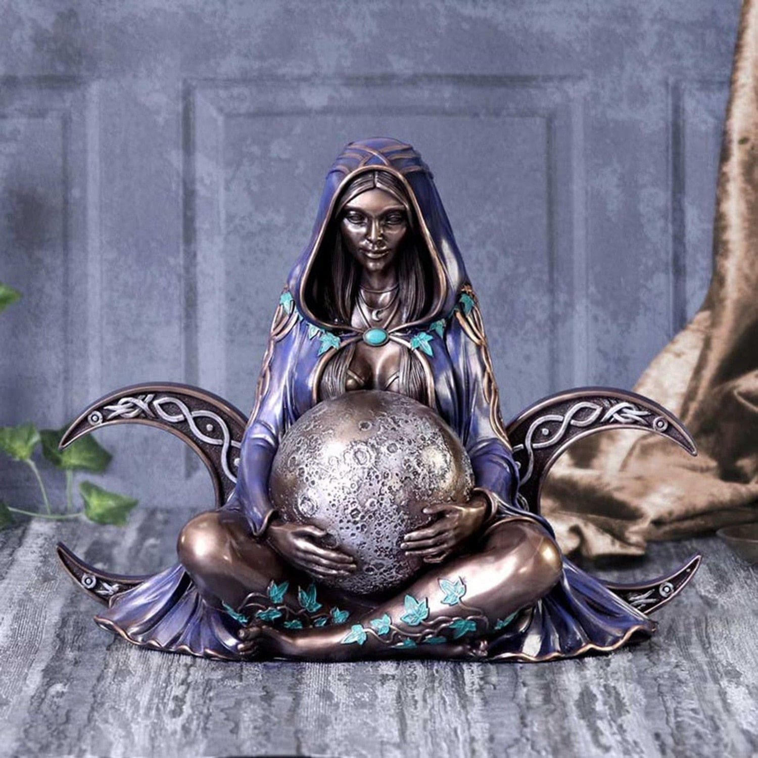 Mother Gaia Ornate Alter Statue - statue