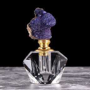 Natural Quartz Perfume Bottles - perfume bottle