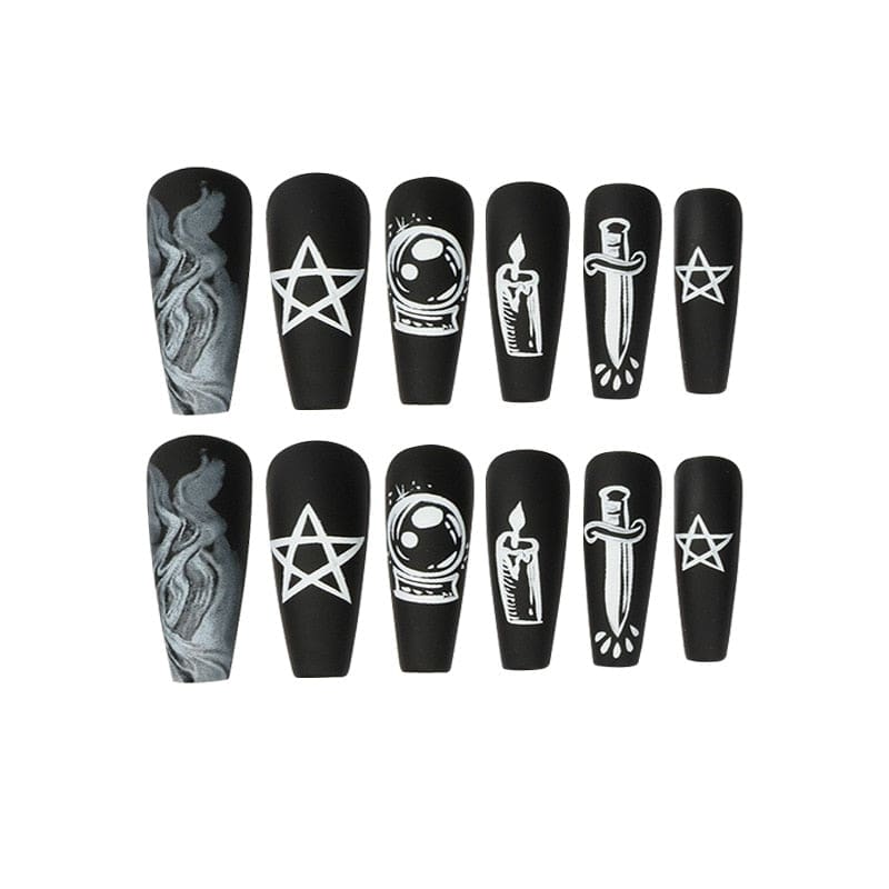 Occult Press On Nails - nails