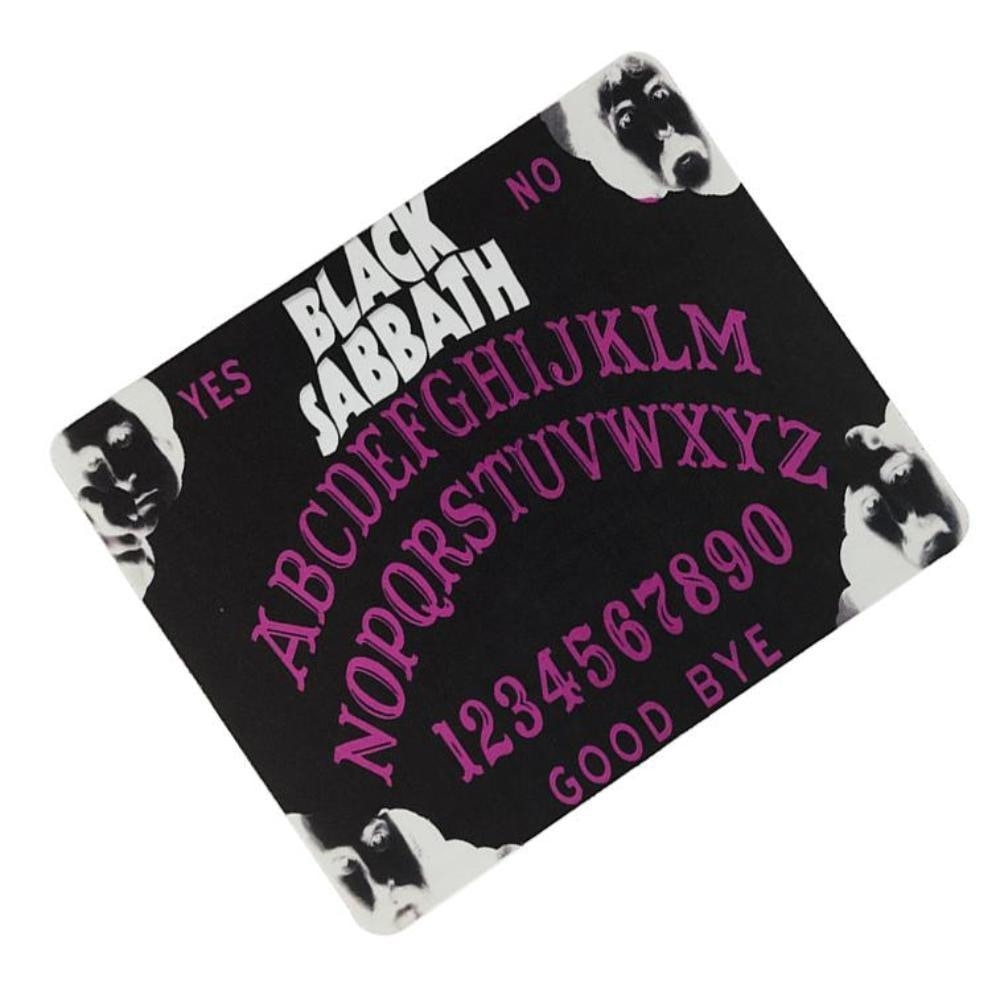 Ouija Board Black Sabbath Mousepad Mouse Mat Rubber Slim Creepy Goth Witch Halloween Gothic Witchcraft by Arcane Trail