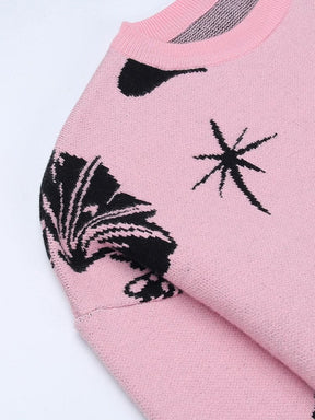 Pastel Goth Bat Pullover - sweater