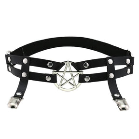 Pentagram Garter - garter belt