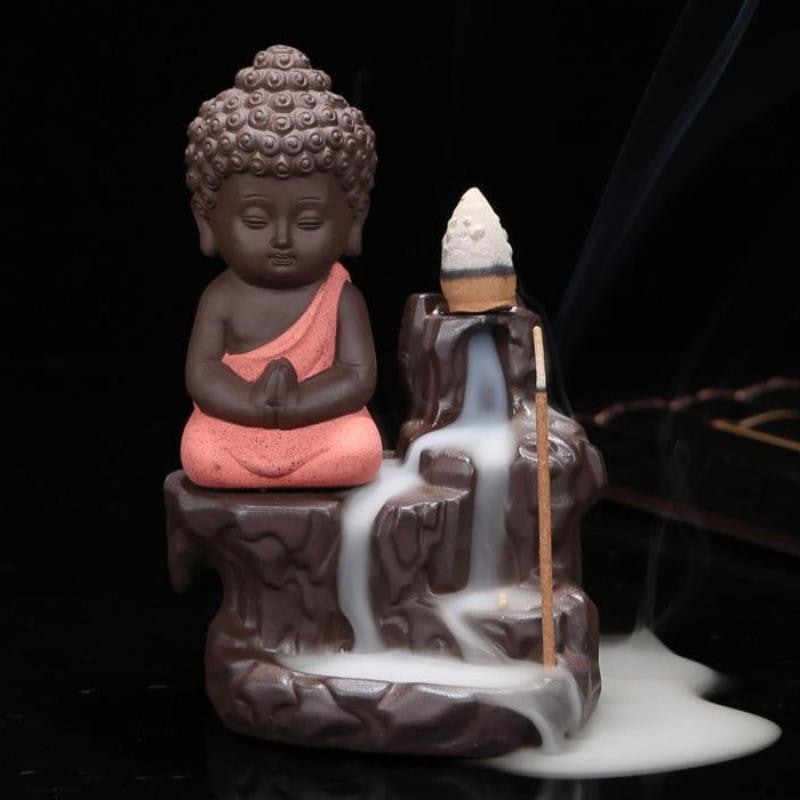 Praying Monk Incense Burner - Home