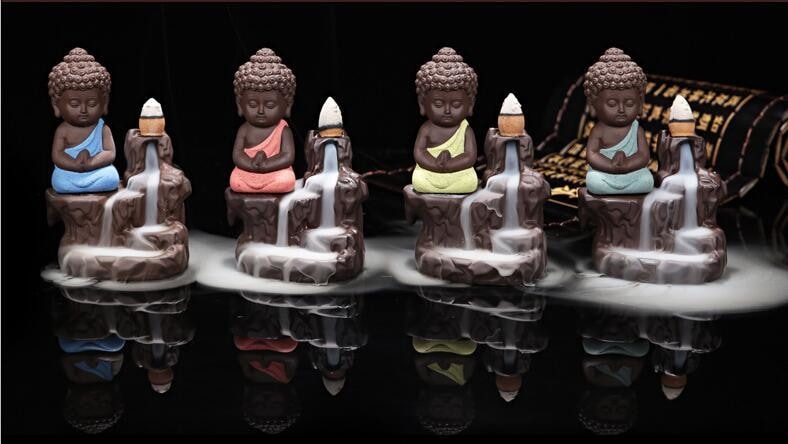 Praying Monk Incense Burner - Home