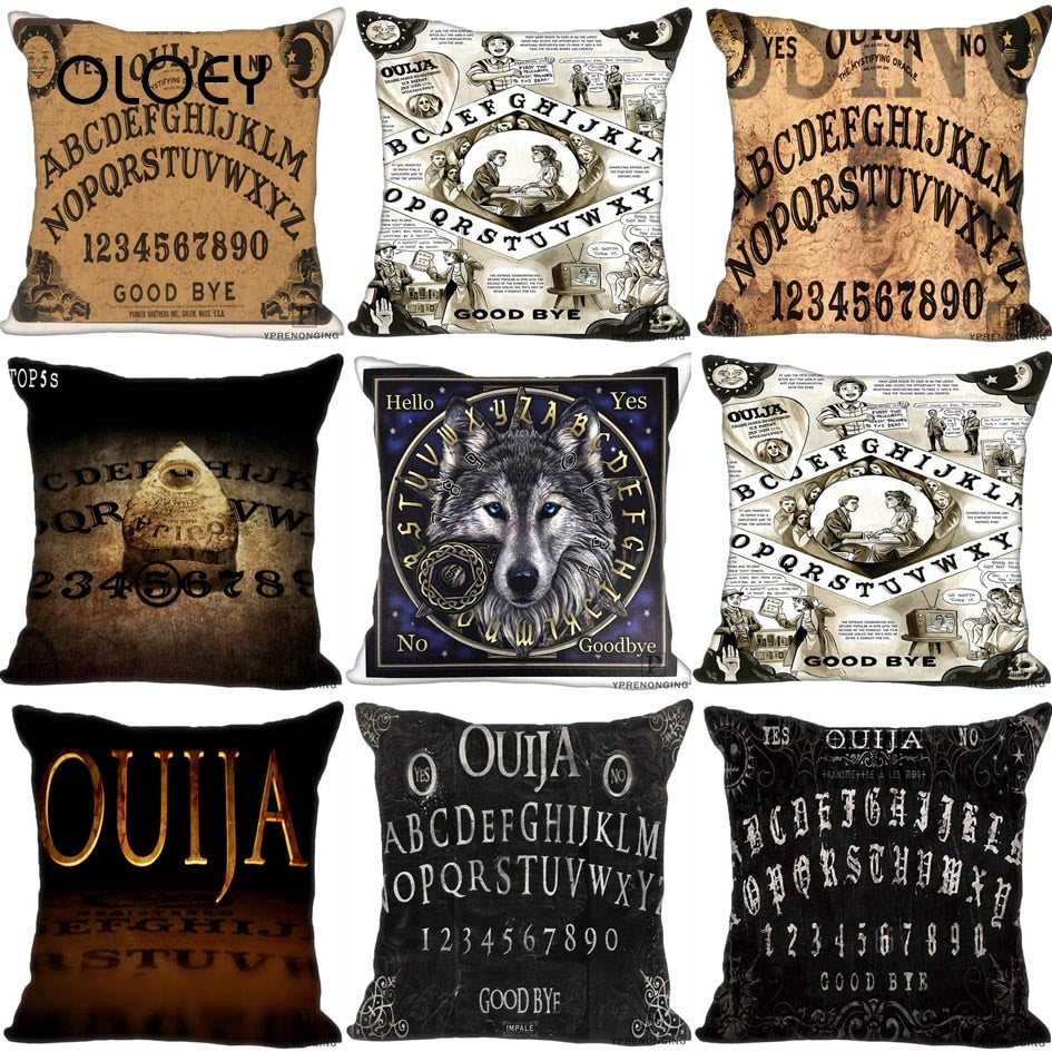 Ouija Square Throw Pillow