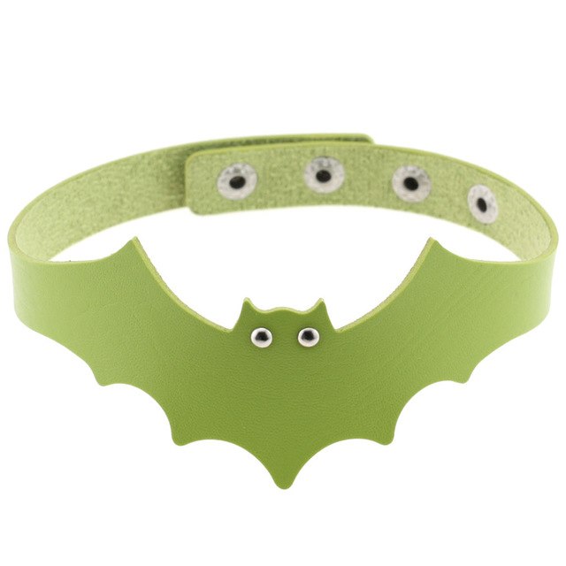 Spooky Bat Wing Choker Necklace Collar Gothic Halloween Occult Fashion