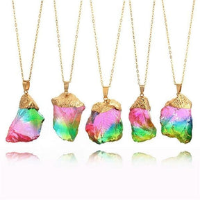 Rainbow Quartz Necklace - Necklace