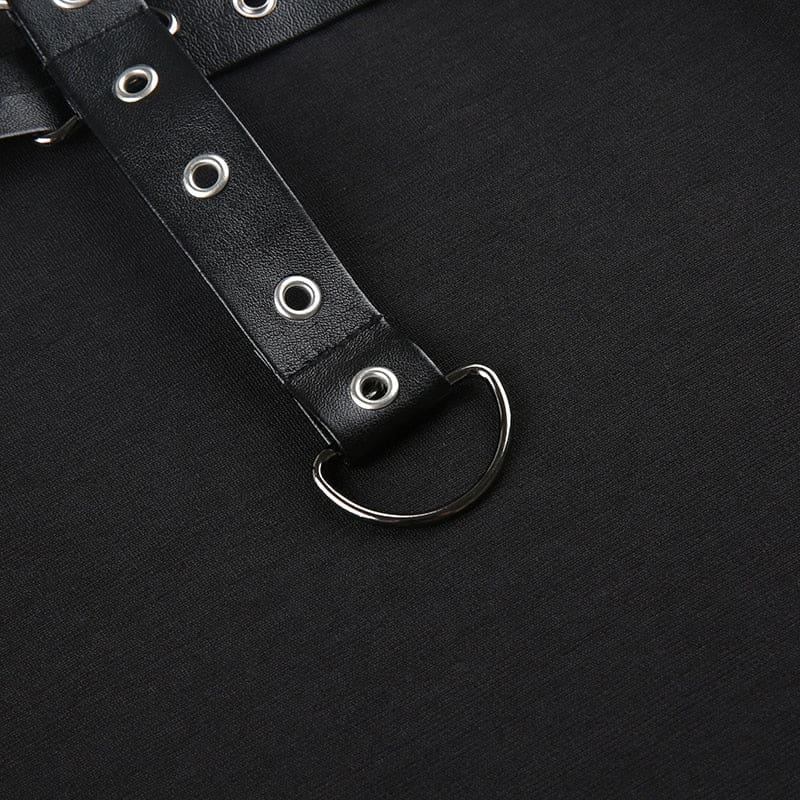 Leg warmer D-ring detail