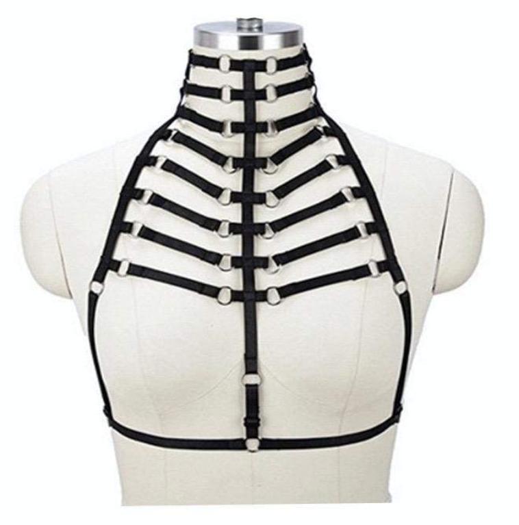 LEATHER RIBCAGE HARNESS – Subculture