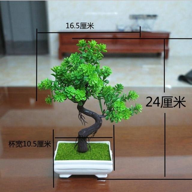 Artificial Green Tall Bonsai Tree Branches Fake Simulation Plants Small by Arcane Trail
