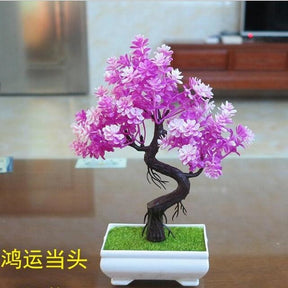 Artificial Violet Tall Bonsai Tree Branches Fake Simulation Plants Small by Arcane Trail