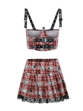 Sk8er Girl Skirt & Crop Set - skirt