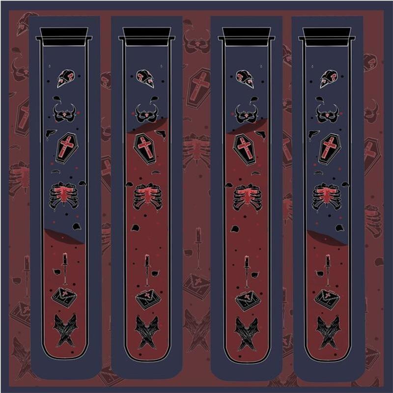 Spooky Creepy Gothic Lolita Stockings Socks Thigh Highs Kawaii