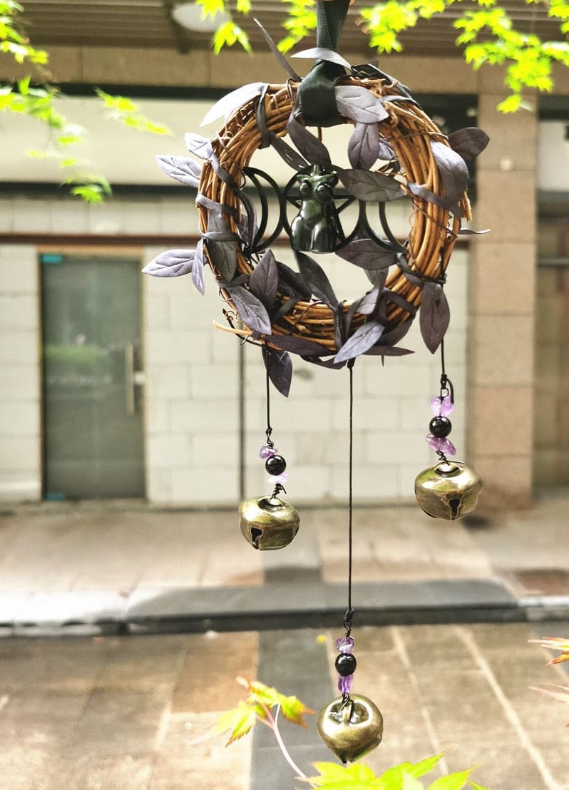 Triple Moon Goddess Chimes - decor