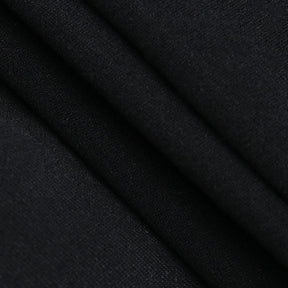 Black sweater dress fabric folds