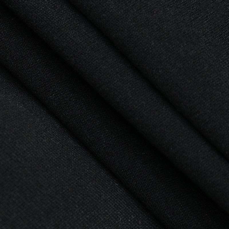 Black sweater dress fabric folds