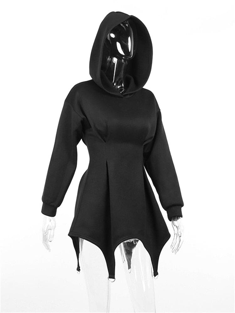 Black sweater dress mannequin front