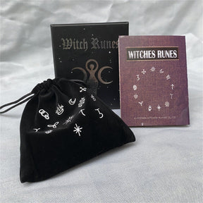 Wooden Witch Rune Set & Guide - runestones